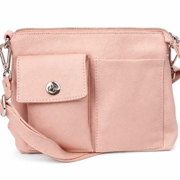 Roots Handbags - RARE ROOTS BRAND NEW Blush pink Leather Cervino the villager tribe